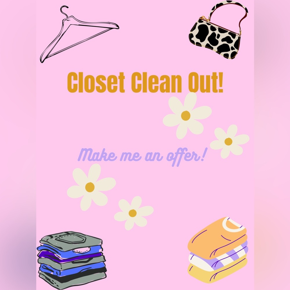Closet clean out!!